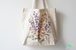 Watercolor Spring Flowers Clipart Product Image 3