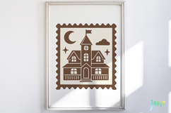 Halloween Postage Stamp SVG Product Image 5