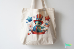 Sea Turtle 4th of July Clipart Product Image 3
