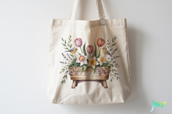 Watercolor Spring Flowers Clipart Product Image 3