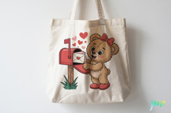 Valentine Teddy Bear Clipart Product Image 3