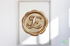 Gold Wax Stamp Letter Clipart Product Image 5