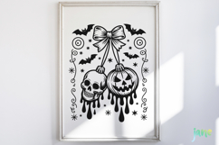 Halloween Coquette Frame SVG PNG Product Image 5