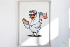 4th Of July Goose SVG PNG Product Image 5