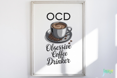Beer And Coffee Themed Kitchen Towel PNG Product Image 4