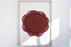 Red Wax Stamp Letter Clipart Product Image 5