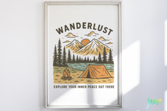 Vintage Outdoor Adventure &amp; Camping SVG Product Image 5