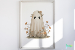Vintage Fall Ghost Sublimation Product Image 5