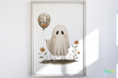 Vintage Fall Ghost Sublimation Product Image 5