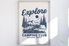 Vintage Outdoor Adventure &amp; Camping SVG Product Image 5