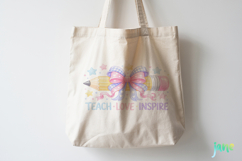 Pastel Teacher Pencil Bow Back To School Product Image 5