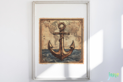 Nautical Vintage Stamp Sublimation Product Image 5