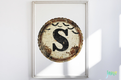 Retro Halloween Letter Clipart Product Image 5