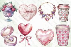 Coquette Valentine Bundle Clipart Product Image 5