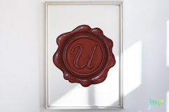 Red Wax Stamp Letter Clipart Product Image 4