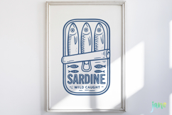 Retro Sardines SVG PNG Sublimation Product Image 4