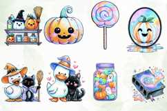 Pastel Witchy Goose Clipart Sublimation Product Image 3