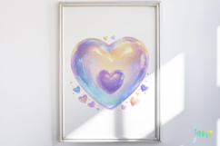 Cute Pastel Heart Clipart Product Image 2