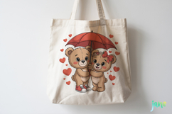 Valentine Teddy Bear Clipart Product Image 3