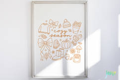 Coquette Cozy Season SVG Sublimation Product Image 5