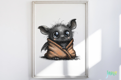 Quirky Bat Clipart Sublimation Product Image 5