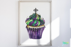 Mardi Gras Watercolor Clipart Product Image 2