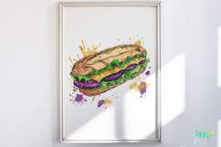 Mardi Gras Watercolor Clipart Product Image 2