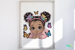 Cute Little Black Girl Sublimation Product Image 2