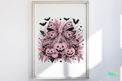 Cute Black Pink Halloween PNG Product Image 3