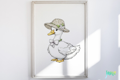Vintage Goose Clipart Product Image 2