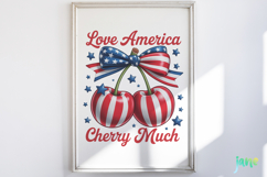 America Cherry 4th of July Sublimation Product Image 4