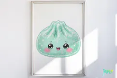 Glitter Dumpling Clipart Product Image 5
