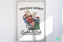 Vintage Christmas Clipart Product Image 5