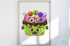 Kawaii Halloween PNG Clipart Product Image 5