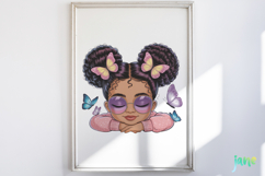 Cute Little Black Girl Sublimation Product Image 2