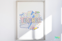 Preppy Teacher Sublimation PNG Product Image 2