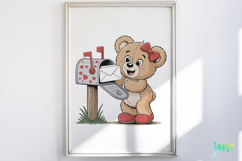 Valentine Teddy Bear Clipart Product Image 2