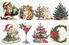 Vintage Christmas Bundle PNG Sublimation Product Image 6