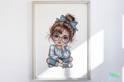 Cute Little Girl Sublimation Product Image 2