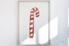 Watercolor Vintage Christmas Clipart Product Image 2