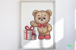 Valentine Teddy Bear Clipart Product Image 2
