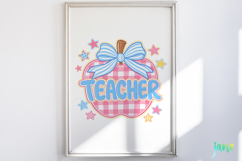 Preppy Teacher Sublimation PNG Product Image 2