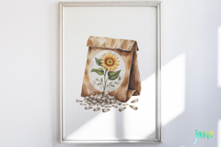 Garden Watercolor Clipart Product Image 3