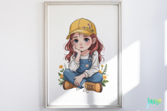 Cute Little Girl Sublimation Product Image 3