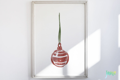 Watercolor Vintage Christmas Clipart Product Image 2