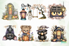 Cute Halloween Clipart Sublimation Product Image 4