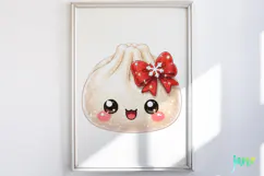 Glitter Christmas Dumpling Clipart Product Image 5
