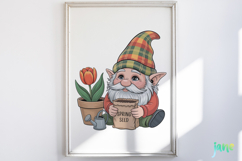 Spring Gnome Clipart Product Image 2
