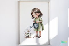 Garden Watercolor Clipart Product Image 2