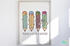 Boho Teacher Hand Drawn Png Clipart Product Image 5